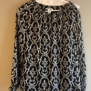 WHBM Blouse Size L